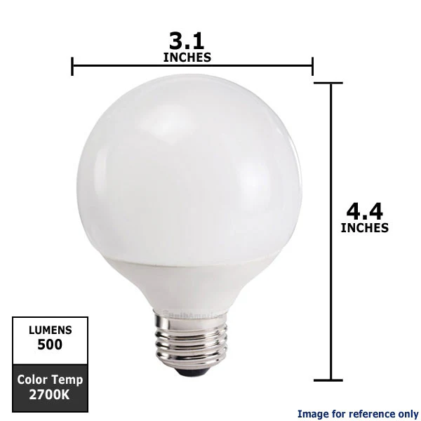 Philips 9w Globe G25 2700K E26 Fluorescent Light Bulb - Image 2
