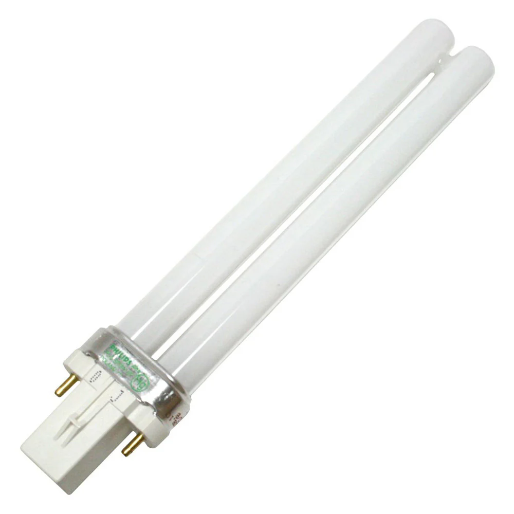 Philips Actinic Blacklight PL-S 9W/10/2P G23 6.5 inch Bulb
