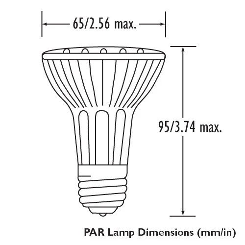 Philips CDM 35W/830 Med PAR20 Spot ceramic metal halide bulb - Image 3