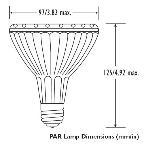 Philips CDM 70W/830 Med PAR30L Spot ceramic metal halide bulb - Image 2