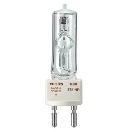 Philips MSR 575 HR Hot Restrike G22 base HID Stage Studio light bulb