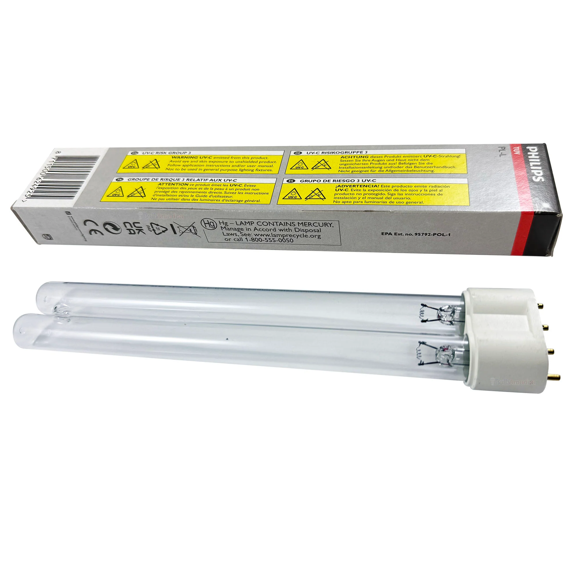 ProEco Products EZ-3000 Germicidal UV Replacement bulb - Philips OEM bulb - Image 3