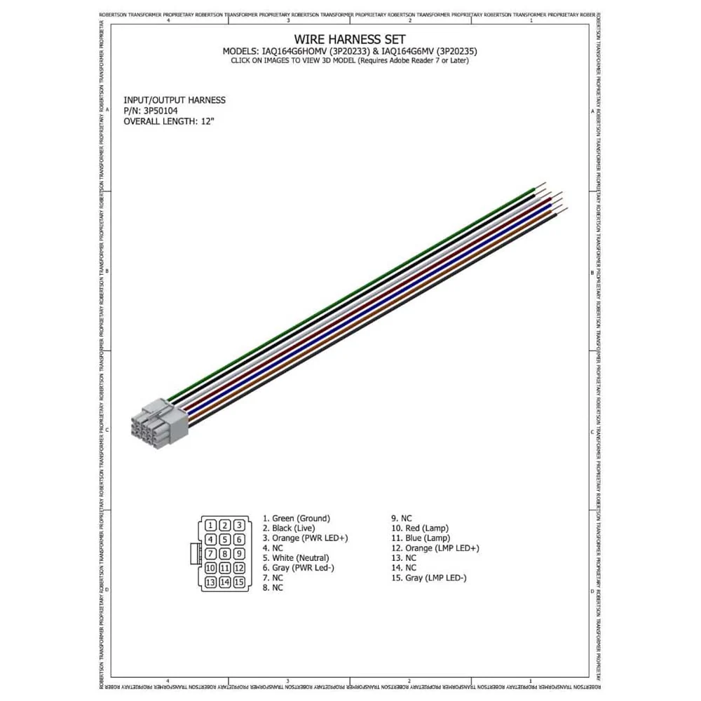 Robertson IAQ164G6HOMV Electronic Instant Start Ballast 100-240V - Image 4