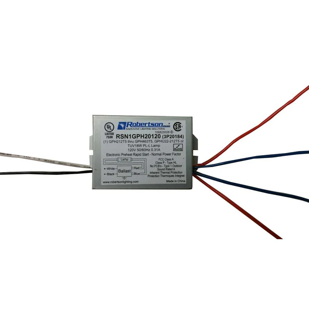 Robertson RSN1GPH20120 Electronic Preheat-Rapid Start Ballast 120V