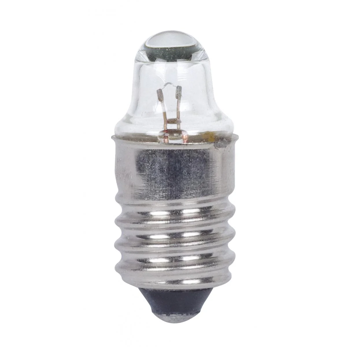 Satco 0.63w TL-3 miniature E10 Miniature Screw base 2.33v Clear Bulb