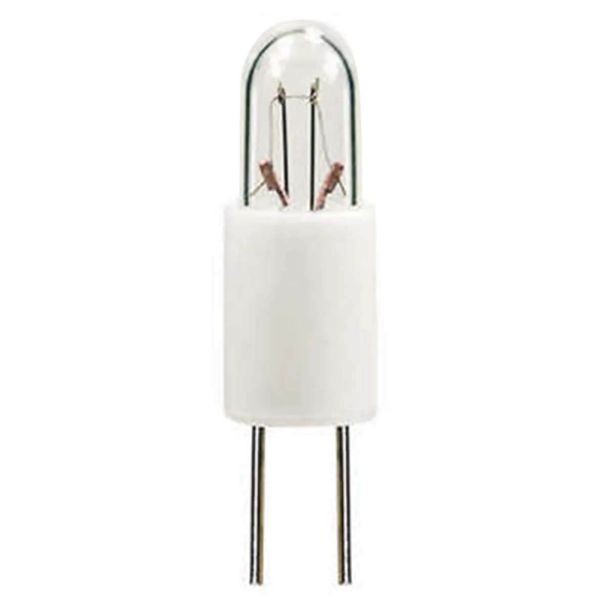 Satco 1.12w T1.75 miniature G3.17 base 28v Clear Finish Bulb