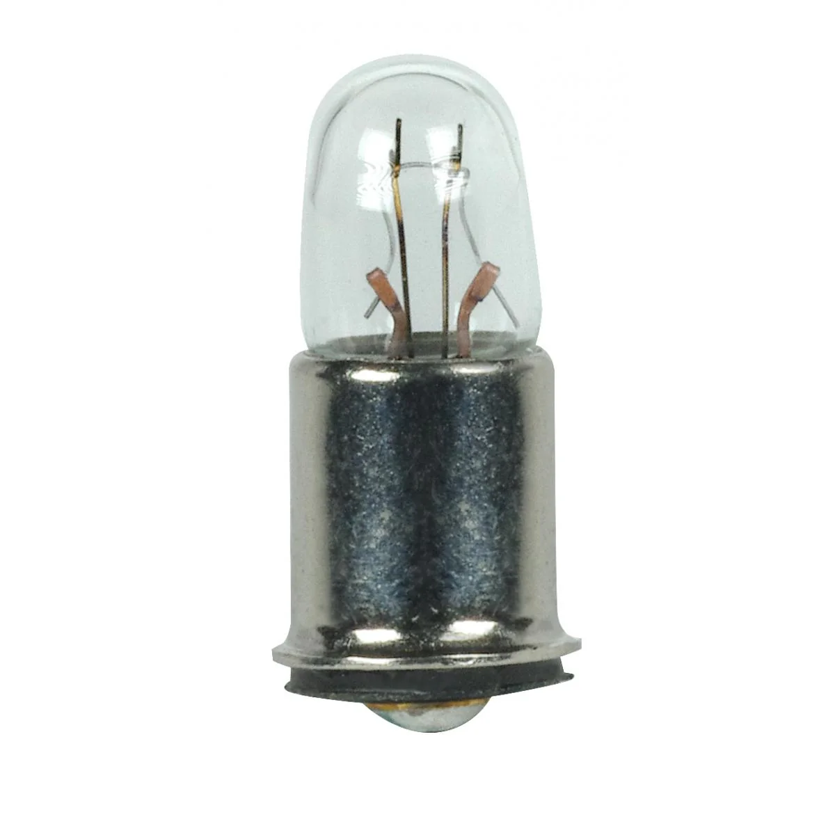 Satco 1.12w T1.75 miniature SX6s Midget Flange base 14v Clear Bulb