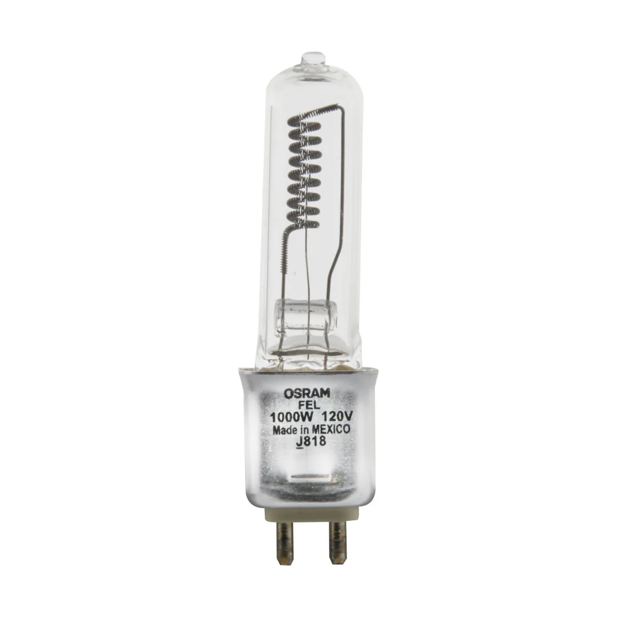 Satco 1000w T6 Halogen G9.5 Bi Pin base 120v Clear Bulb