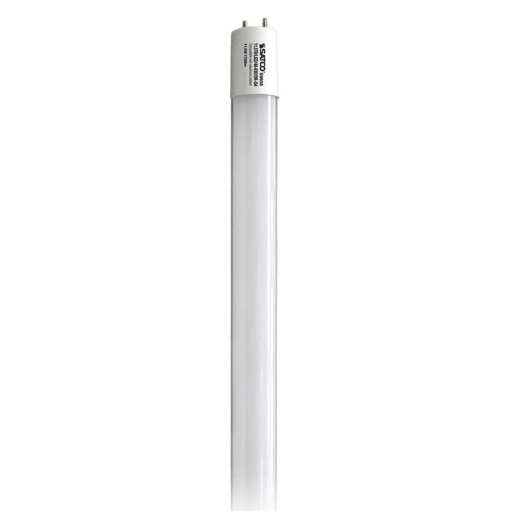 Satco 10Pk. 11.5W 48in T8 LED G13 Base 3000K 1700LM - Ballast Dependent