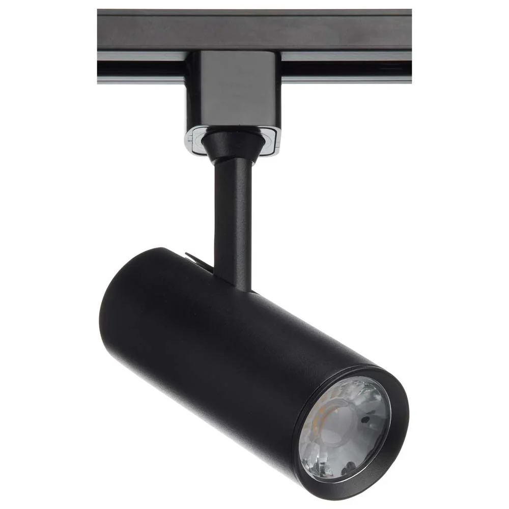 Satco 10w LED Commercial Track Head Black Cylinder 36 Degree Beam Angle 120v