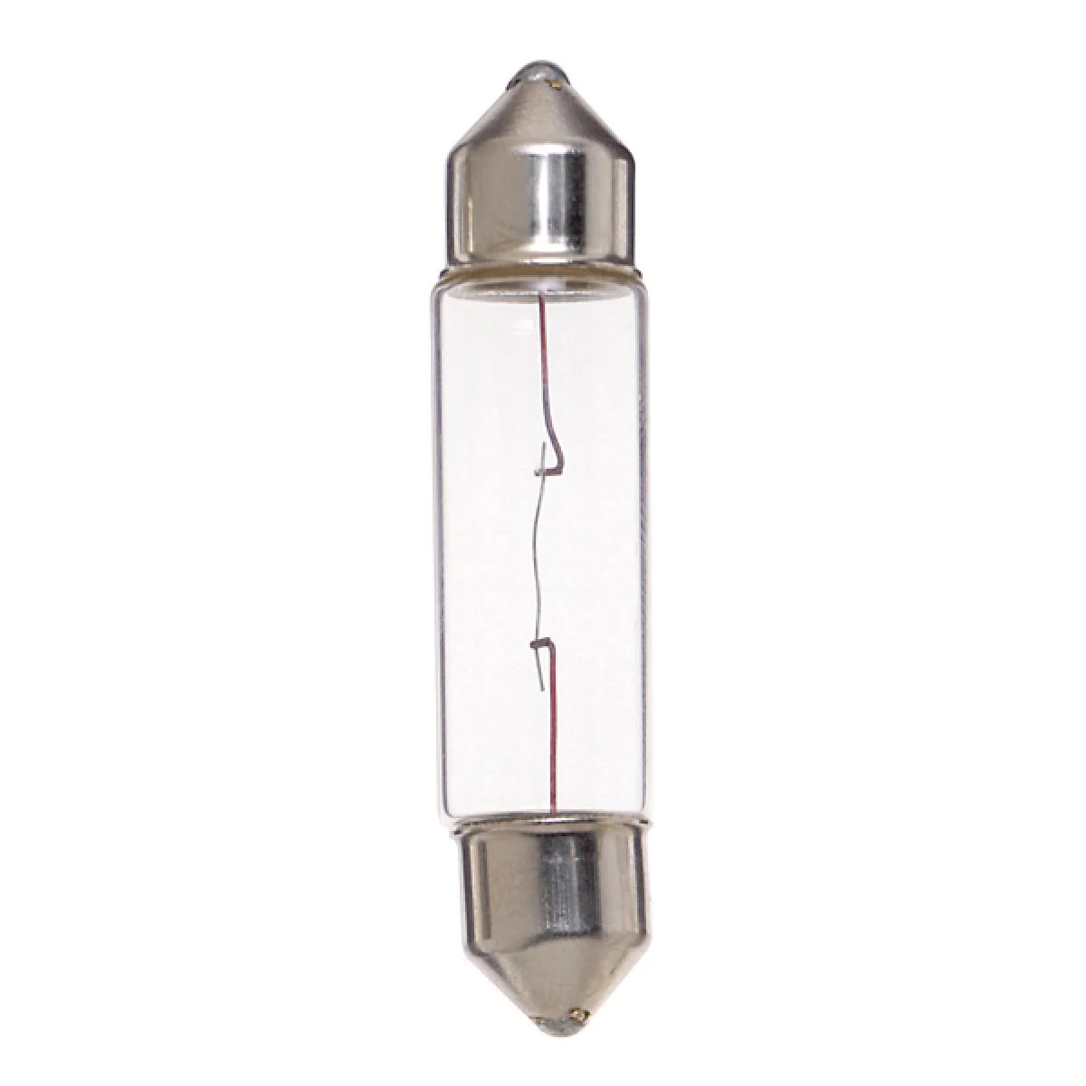 Satco 10w miniature T3.25 Festoon base 24v Clear Bulb
