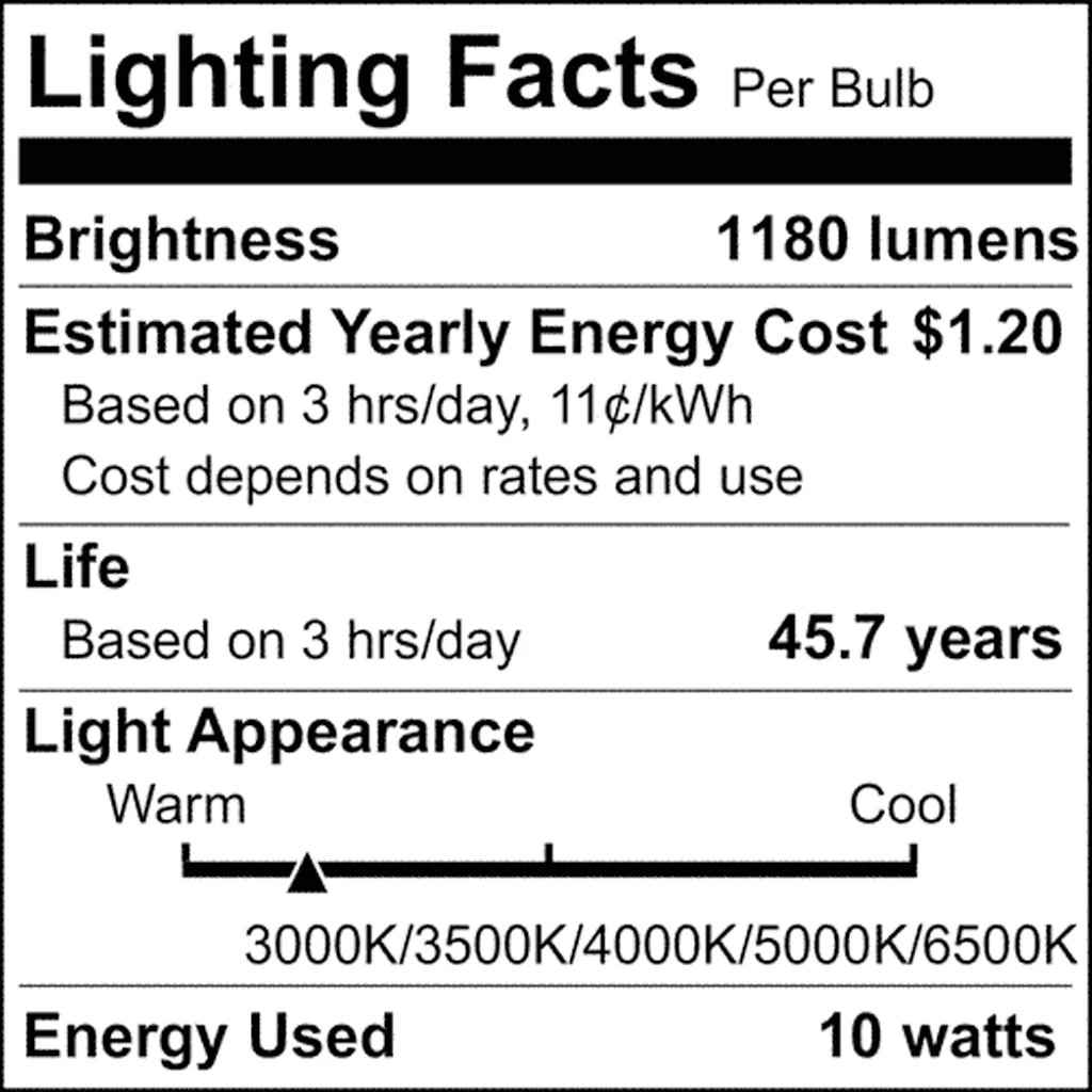 Satco 10w PLL LED 2G11 Base CCT Selectable Ballast Bypass 120-277v Bulb - Image 8