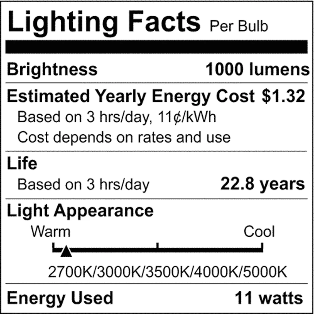 Satco 11w PAR30LN LED E26 Base 40deg 120v CCT Tunable Silver Finish Bulb - Image 7