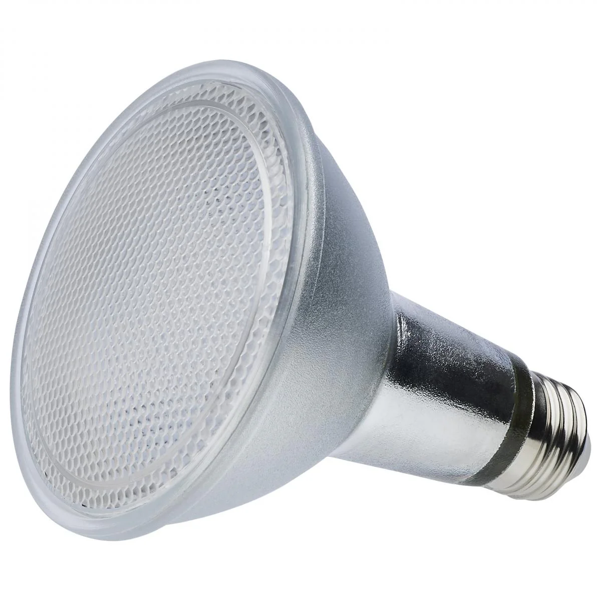 Satco 12w Econo LED PAR30LN 3000K 35deg 120-277v Silver Finish Bulb - Image 2