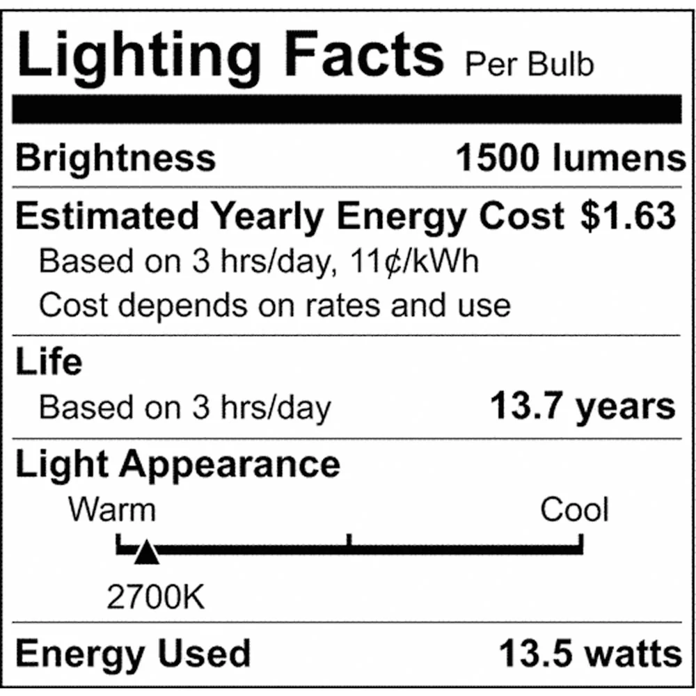 Satco 13.5w LED Bulb A19 Soft White Finish 2700K - 100w-equiv - Image 2
