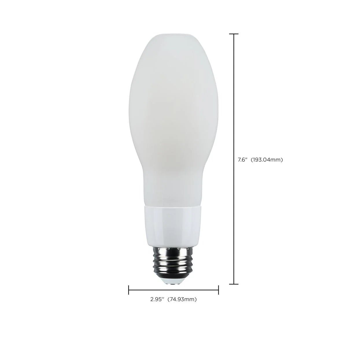 Satco 13.5w LED HID Replacement ED17 2200K E26 Base 120-277v Clear Finish Bulb - Image 6