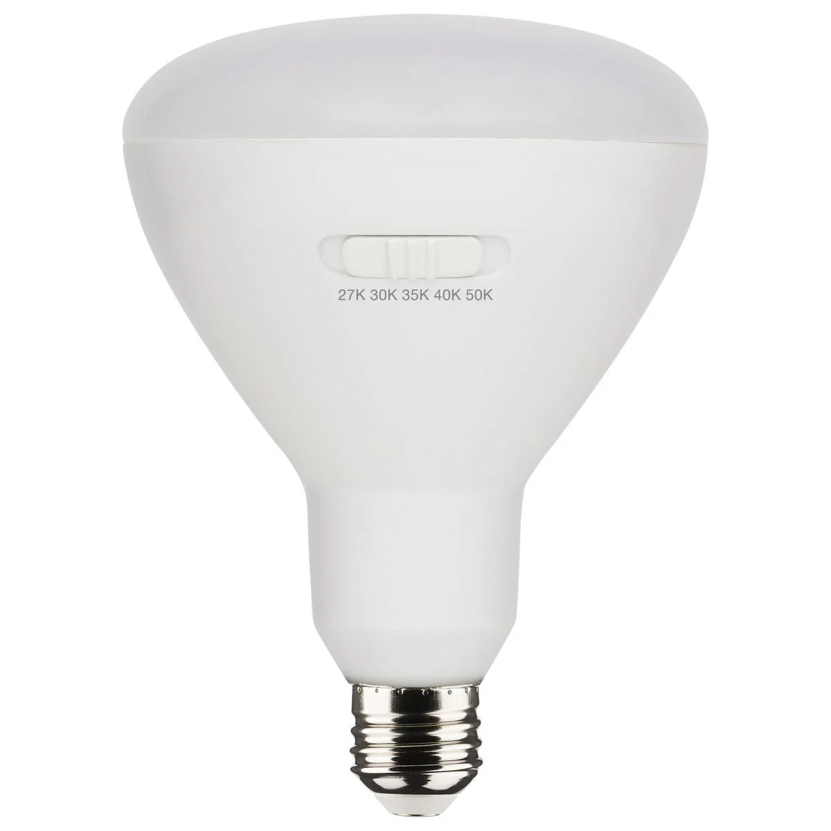 Satco 13w BR40 LED 120v CCT Selectable 90 CRI White Finish Bulb