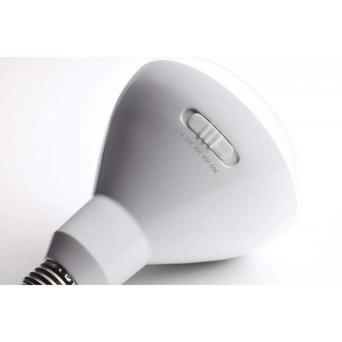 Satco 13w BR40 LED 120v CCT Selectable 90 CRI White Finish Bulb - Image 2