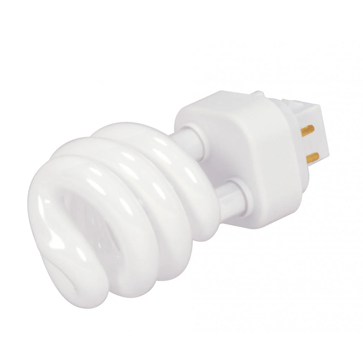 Satco 13w Compact Fluorescent G24Q-1 4-Pin based 2700K White Finish Bulb