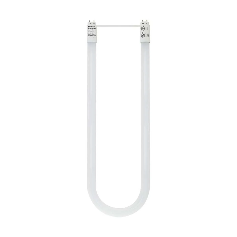 Satco 13w T8 U-Bend LED Tube G13 Medium bi-pin base 1950lm 3500K Neutral White