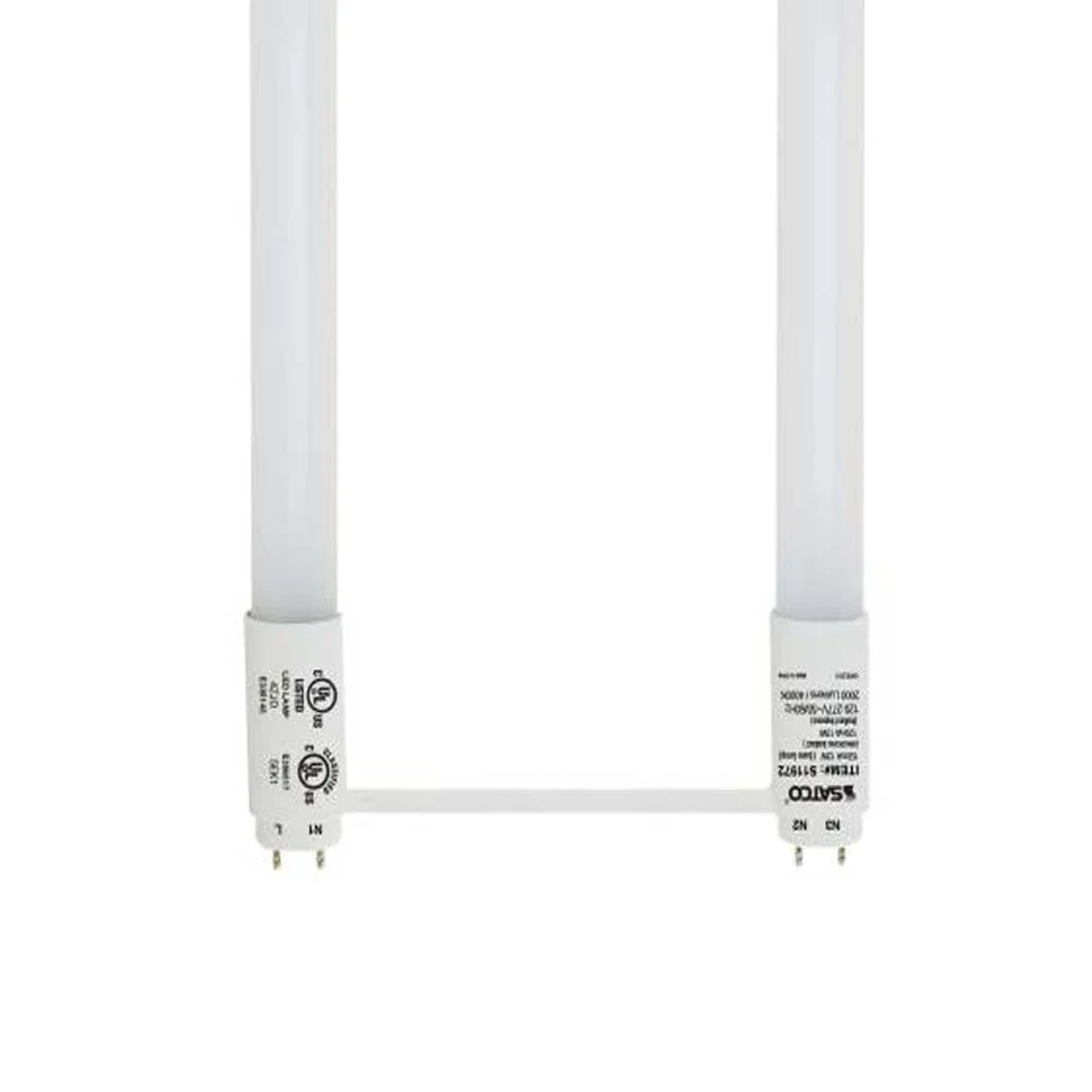 Satco 13w T8 U-Bend LED Tube G13 Medium bi-pin base 1950lm 3500K Neutral White - Image 3