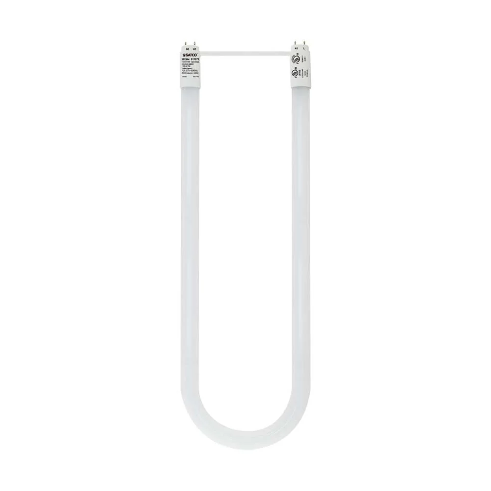 Satco 13w T8 U-Bend LED Tube G13 Medium bi-pin base 2000lm 4000K Cool White
