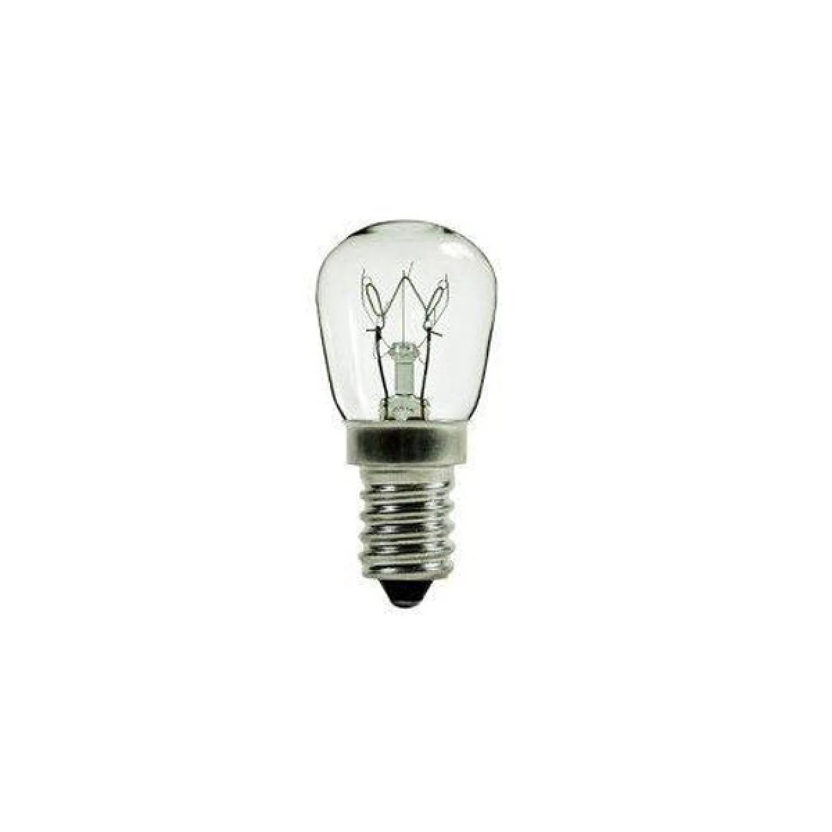 Satco 15w Pygmy Incandescent E14 European base 130v Clear Bulb