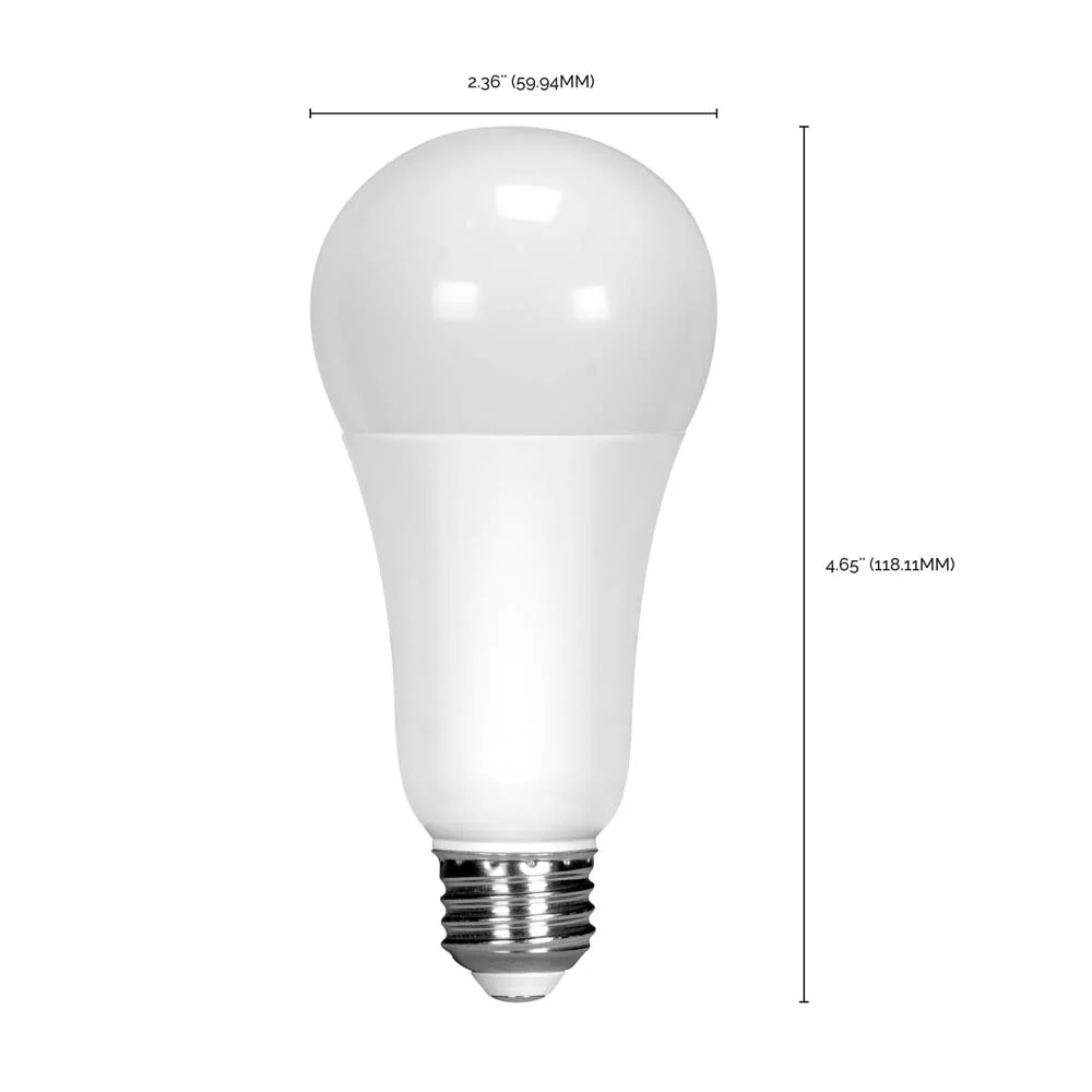Satco 16.5w A19 LED 4000K 1600LM 120v Medium Base - 75W equiv - Image 2