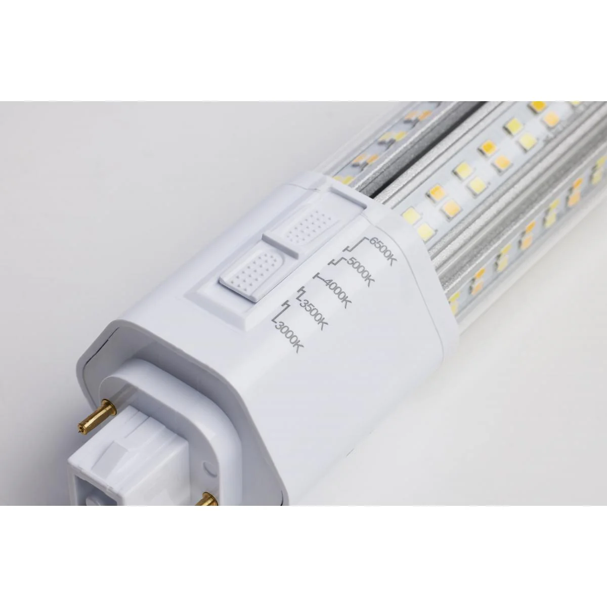 Satco 18w LED PL 2-Pin G24d CCT Tunable 120-277v White Finish Type B Bulb - Image 3