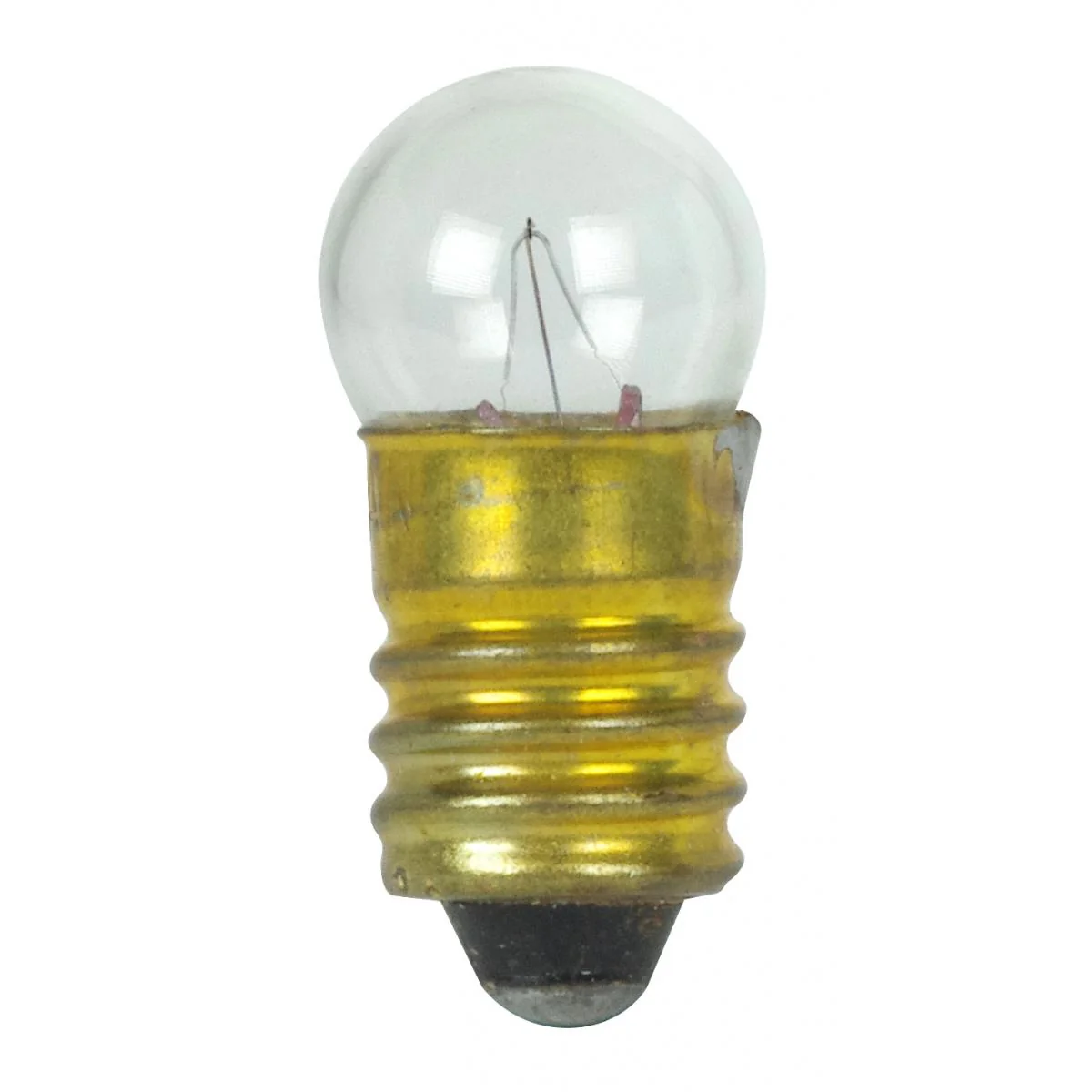Satco 2.7w G3.5 miniature E10 Miniature Screw base 18v Clear Bulb