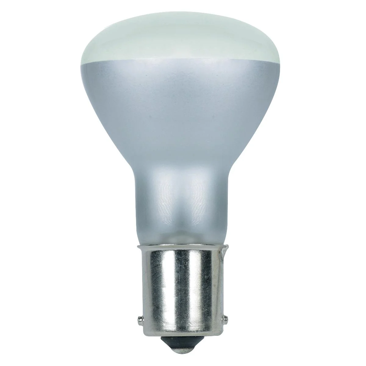Satco 20.2w R12 miniature BA15s Bayonet Single Contact Base 28v Frosted Bulb