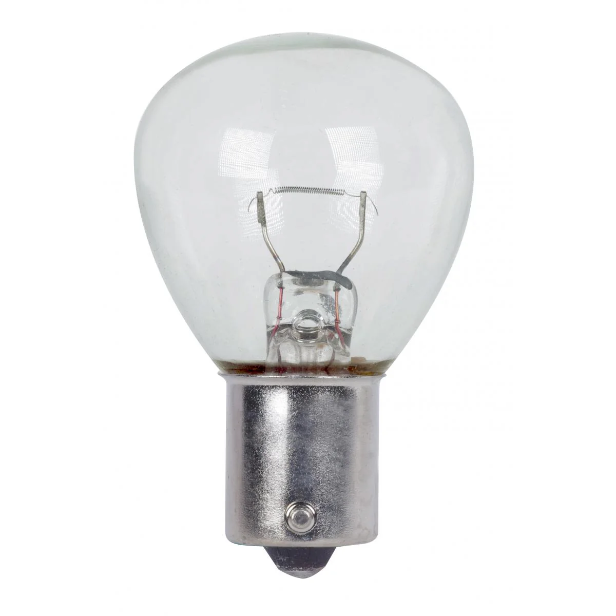 Satco 24.8w RP11 miniature BA15s Bayonet Single Contact Base 12v Clear Bulb