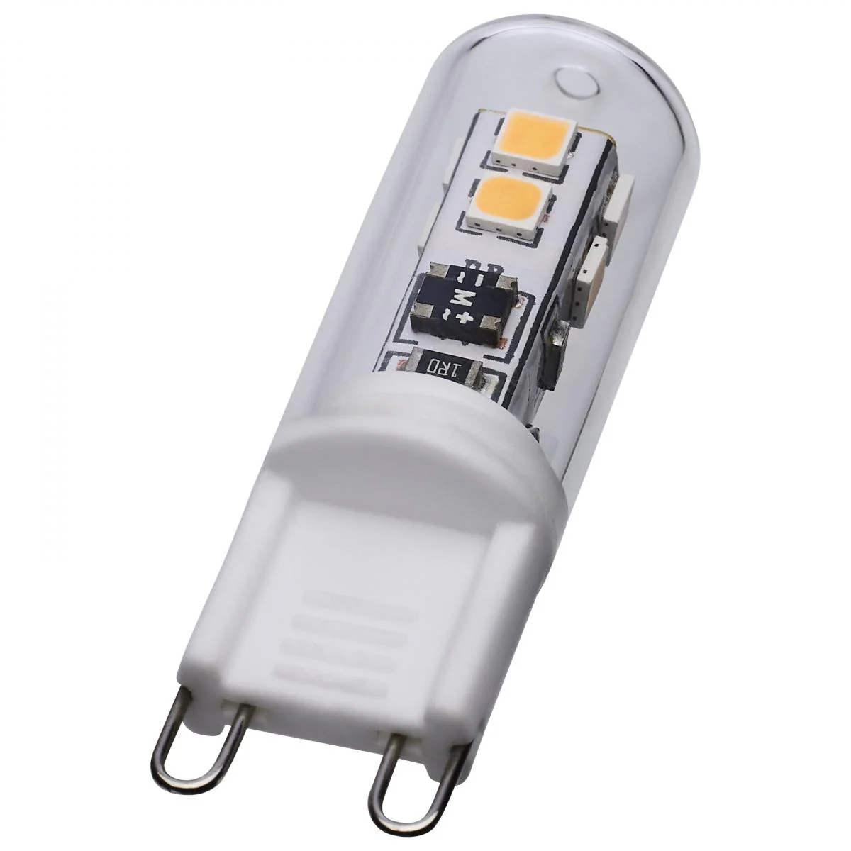 Satco 2w T4 LED 120v G9 Base 3000k Clear Finish Bulb