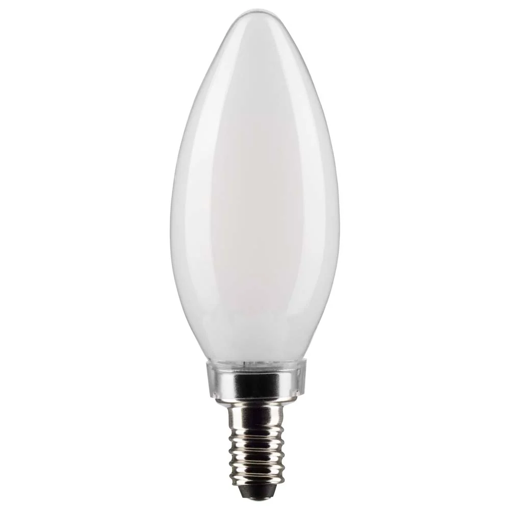 Satco 3w B11 LED 2700K Candelabra Base Frosted Dimmable - 25w equiv