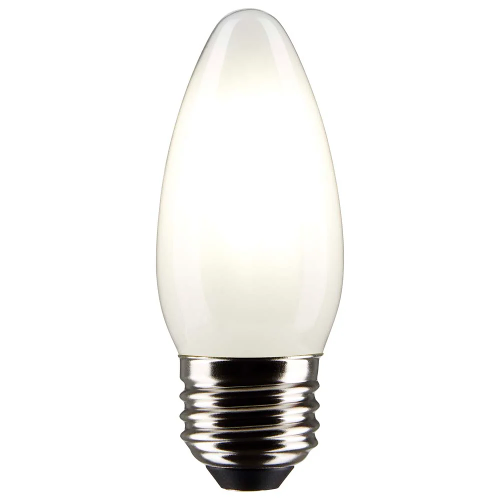 Satco 3w B11 LED 2700K Medium Base Frosted Dimmable - 25w equiv - Image 2
