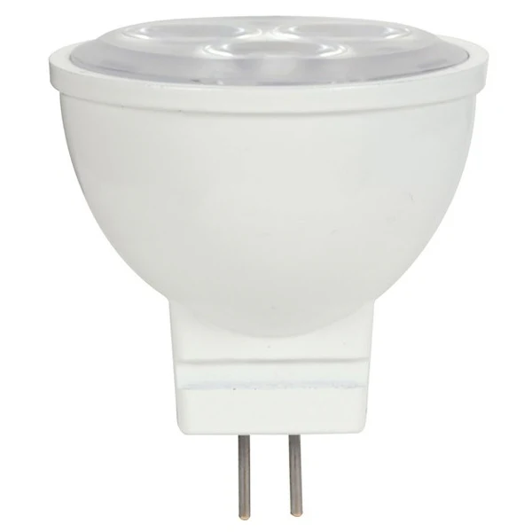 Satco 3w LED MR11 Natural 5000k GU4 FL25 Light bulb - 20w Equivalent