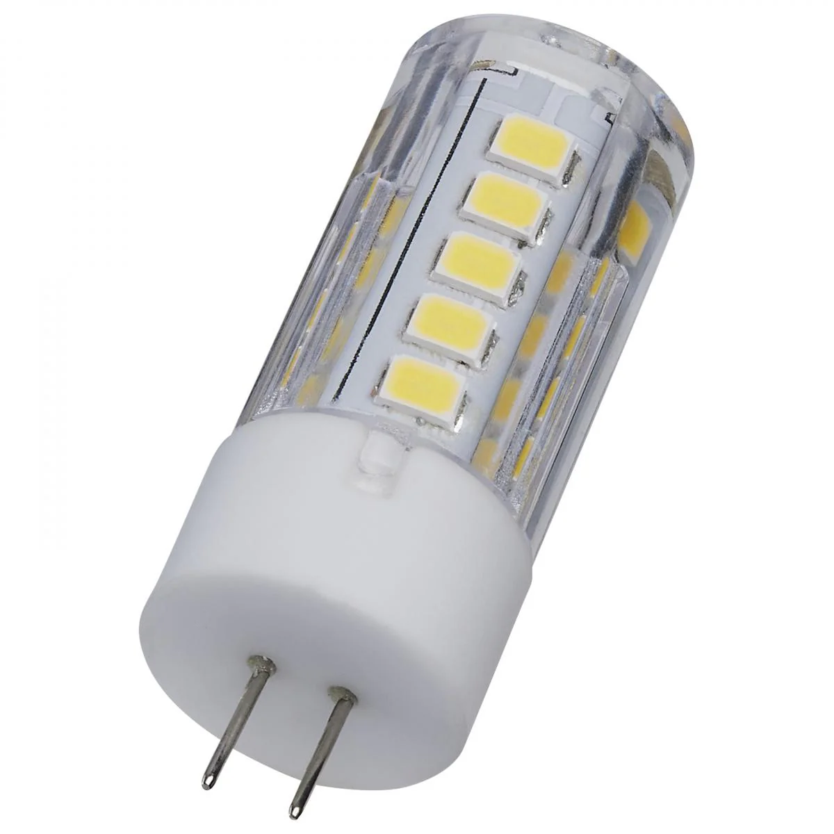 Satco 3w Mini LED Bi Pin G4 Base 12v 5000K Clear Finish Bulb