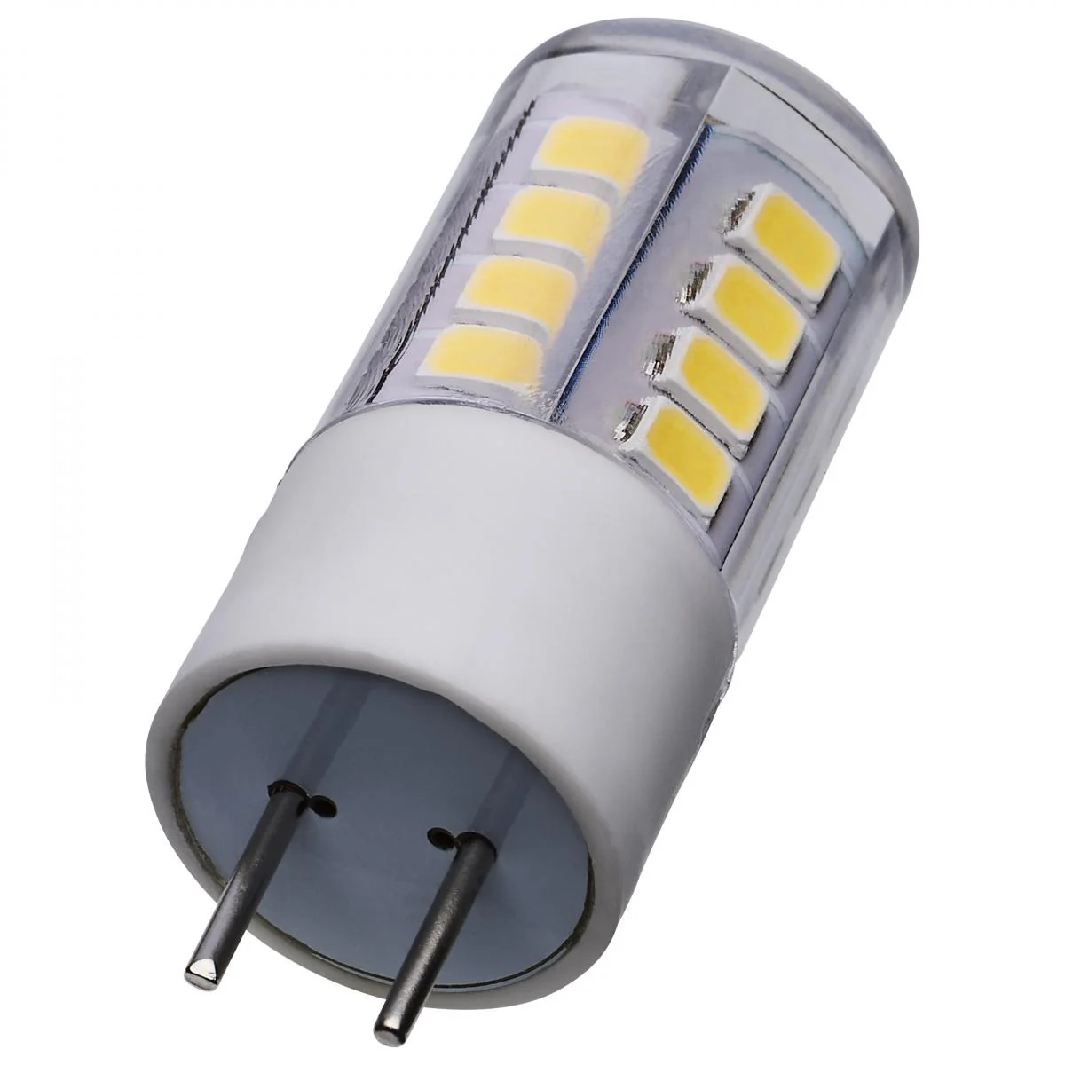 Satco 3w T5 LED 12v GY6.35 Base 5000K Clear Finish Bulb
