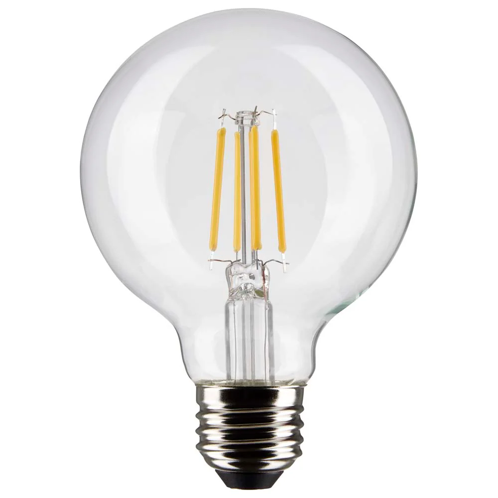 Satco 4.5w G25 Globe Filament LED 2700K Medium Base Dimmable - 40w equiv