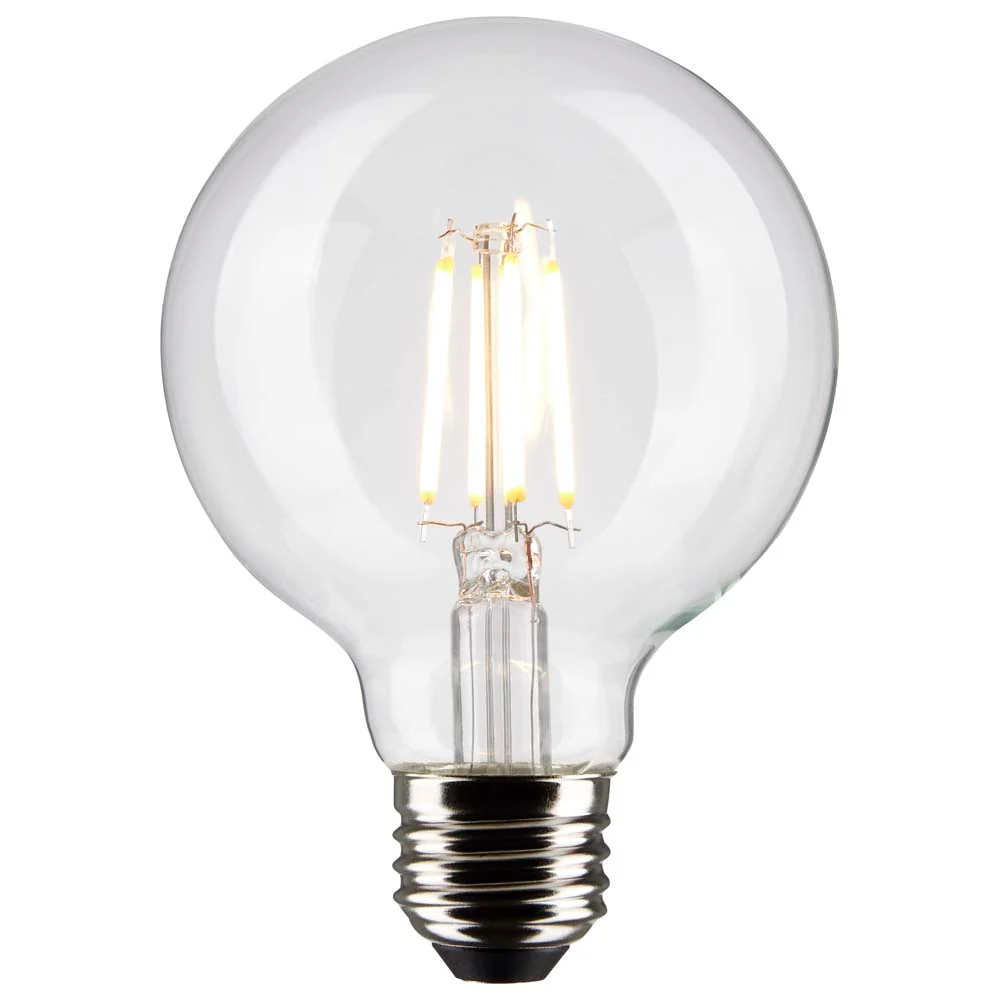 Satco 4.5w G25 Globe Filament LED 2700K Medium Base Dimmable - 40w equiv - Image 2