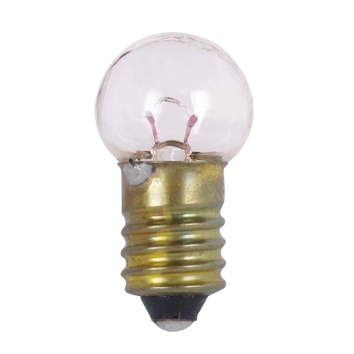 Satco 4.5w G4.5 miniature E10 Miniature Screw base 18v Clear Bulb