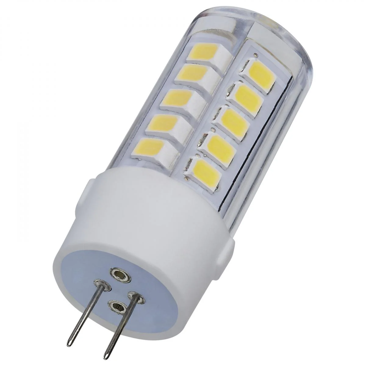 Satco 4.5w Mini LED Bi Pin G4 Base 12v 5000K Clear Finish Bulb