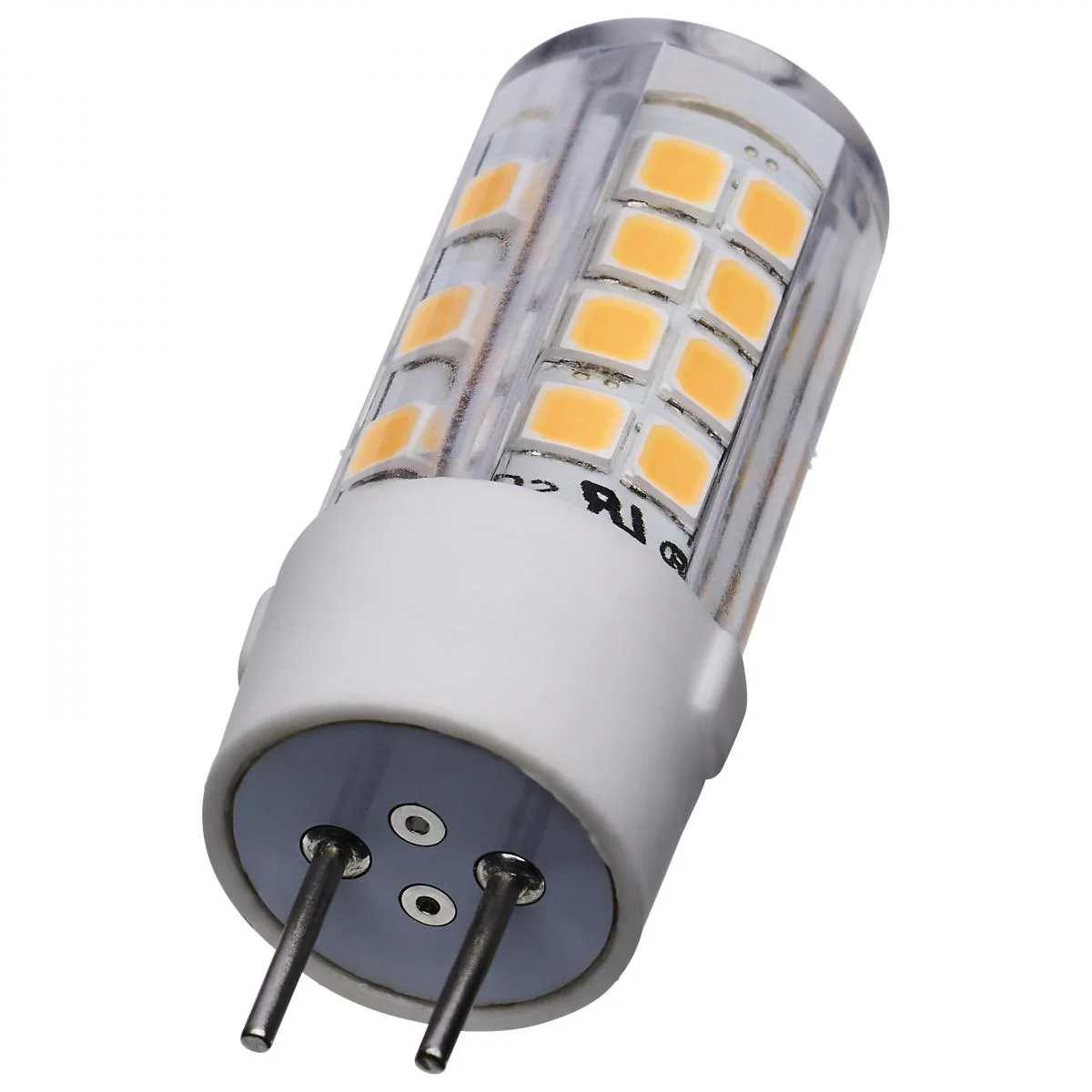 Satco 4.5w T6 LED 120v GY6.35 Base 3000k Clear Finish Bulb