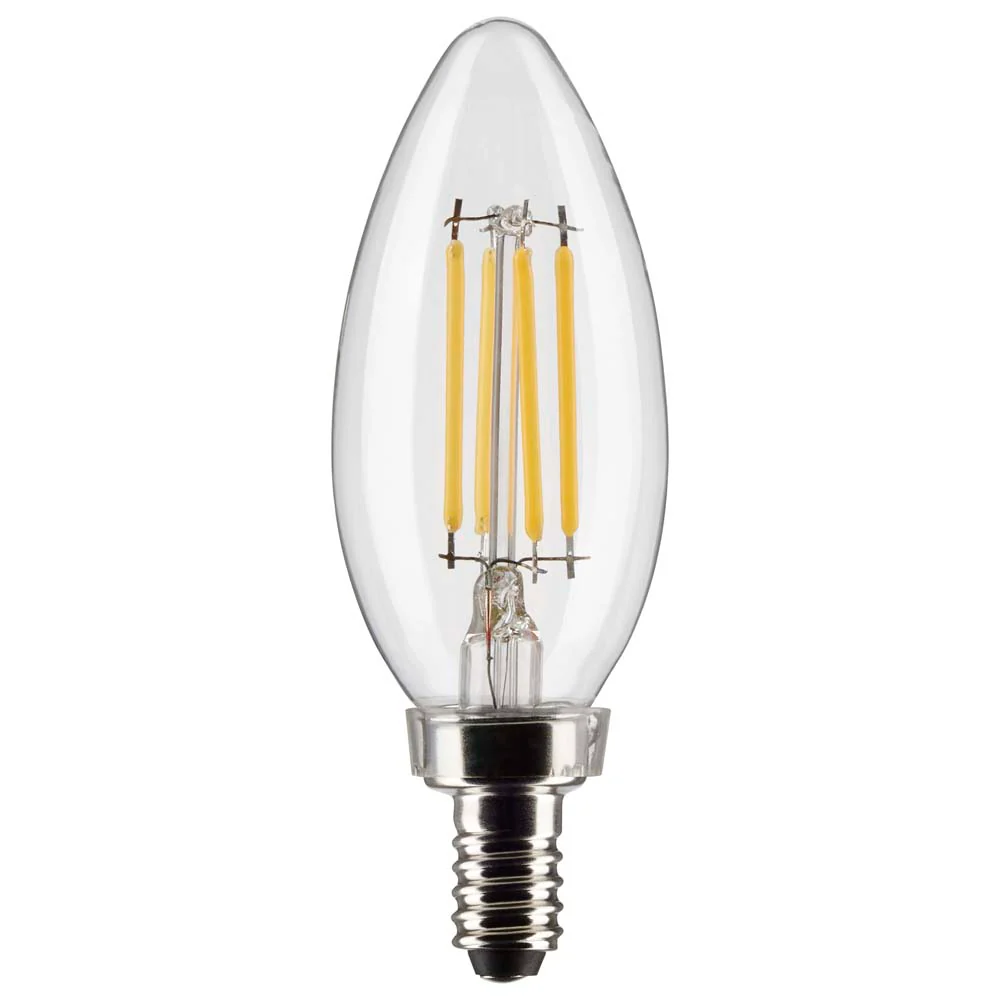 Satco 4w B11 LED 4000K Candelabra Base Dimmable - 40w equiv
