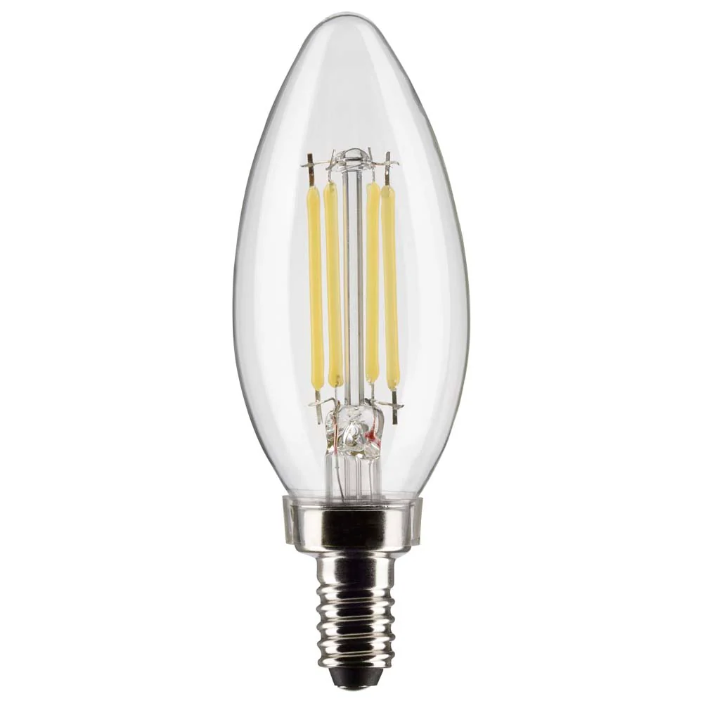 Satco 5.5w B11 LED 2700K Candelabra Base Dimmable - 60w equiv