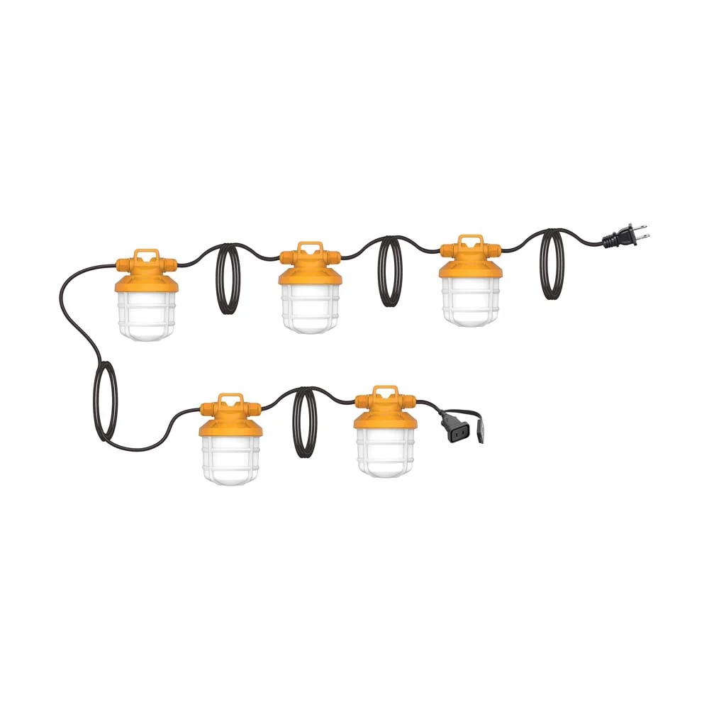 Satco 50w LED High-Lumen String Light 5 Inter-Connected Lamps 5000K 120v - Image 2