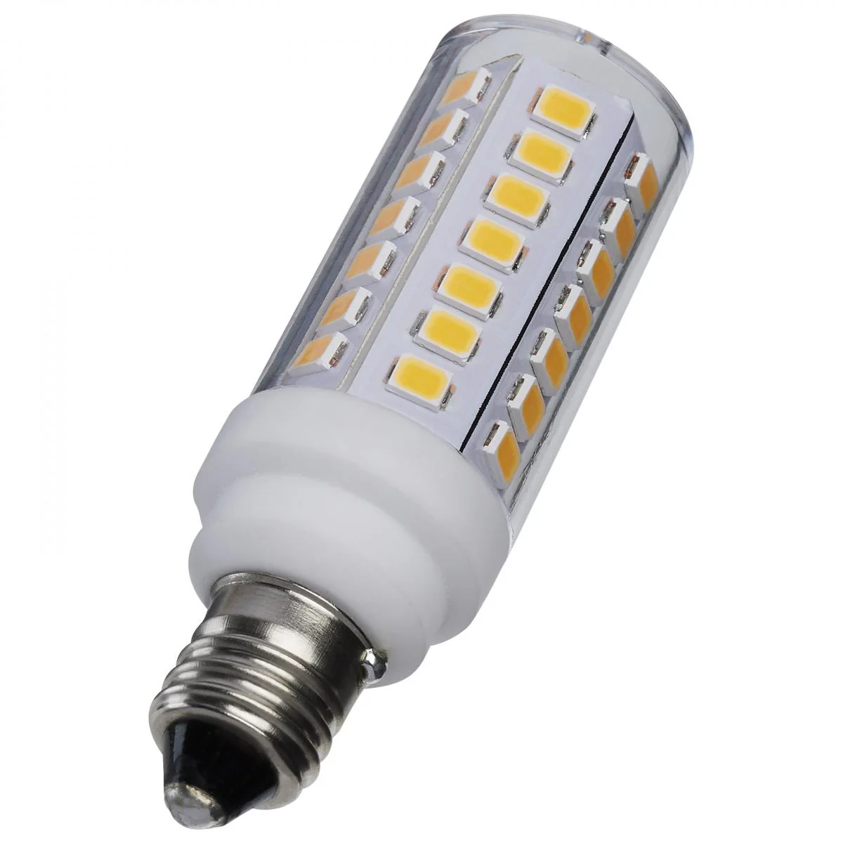 Satco 5w Mini LED E11 Miniature Candelabra Base 120v 3000K Clear Finish Bulb