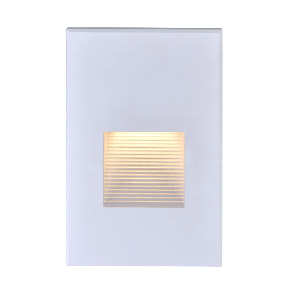 Nuvo 65-405 LED Vertical Step Light 3 Watt White Finish 120 Volts