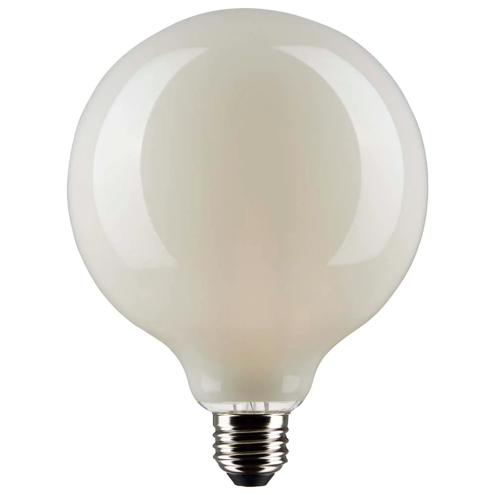 Satco 6w G40 Globe Filament LED 4000K Medium Base White Dimmable - 60w equiv - Image 2