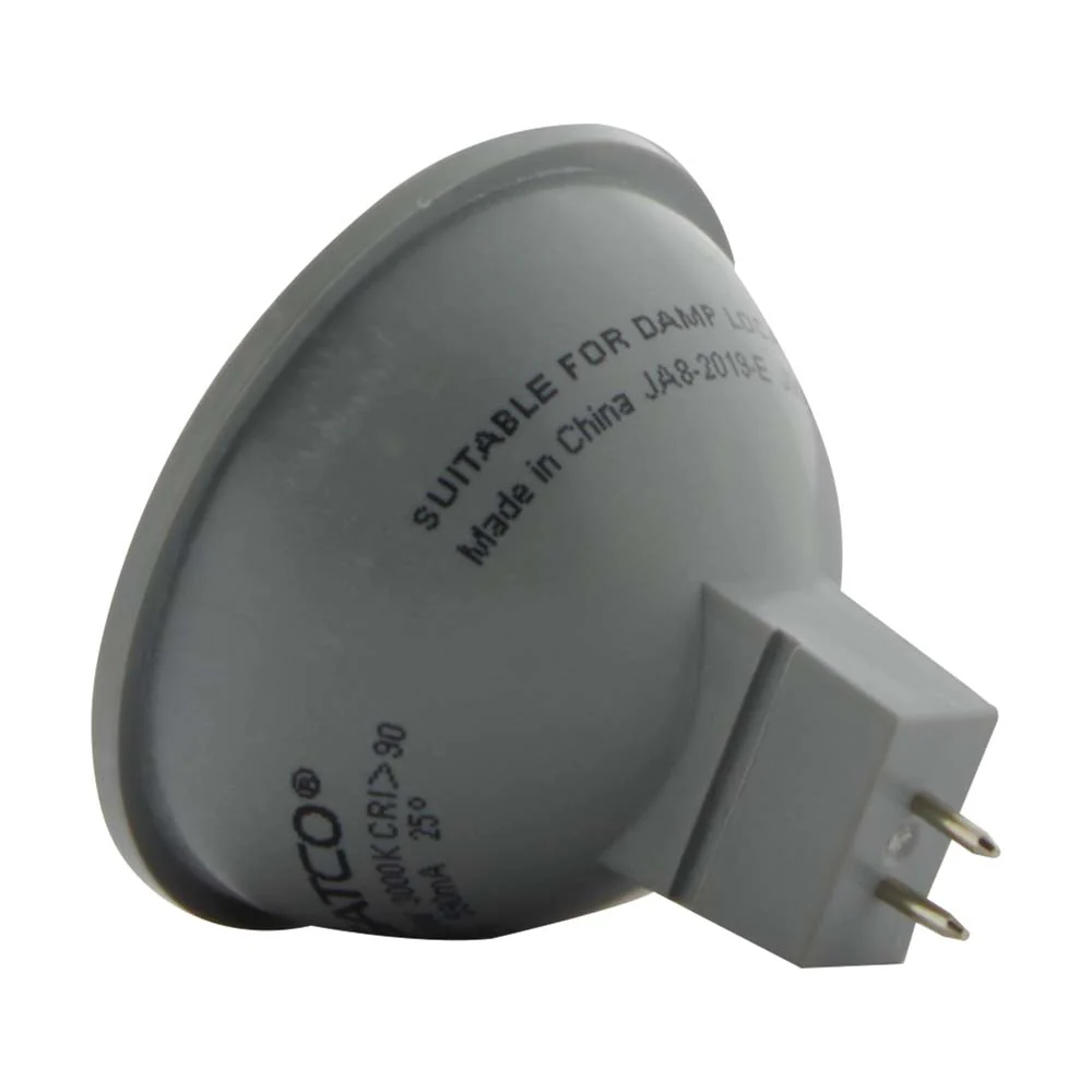 Satco 6w 24v LED MR16 Expanded Line 5000K 40 Degrees Beam GU5.3 Base - 50w-equiv - Image 2